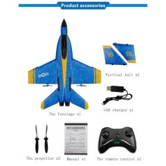 RC MODEL AIRCRAFT FX828 HELICOPTER PLANE GLIDER F-18 RC REMOTE CONTROL AIRPLANE