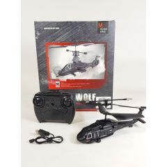 DH Radio Control RC Model Fly Wolf Apache Chinook Military HAWK Helicopter 3.5CH