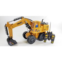 Remote Radio Control RC JCB Style Working Construction Truck Digger Excavator Mo